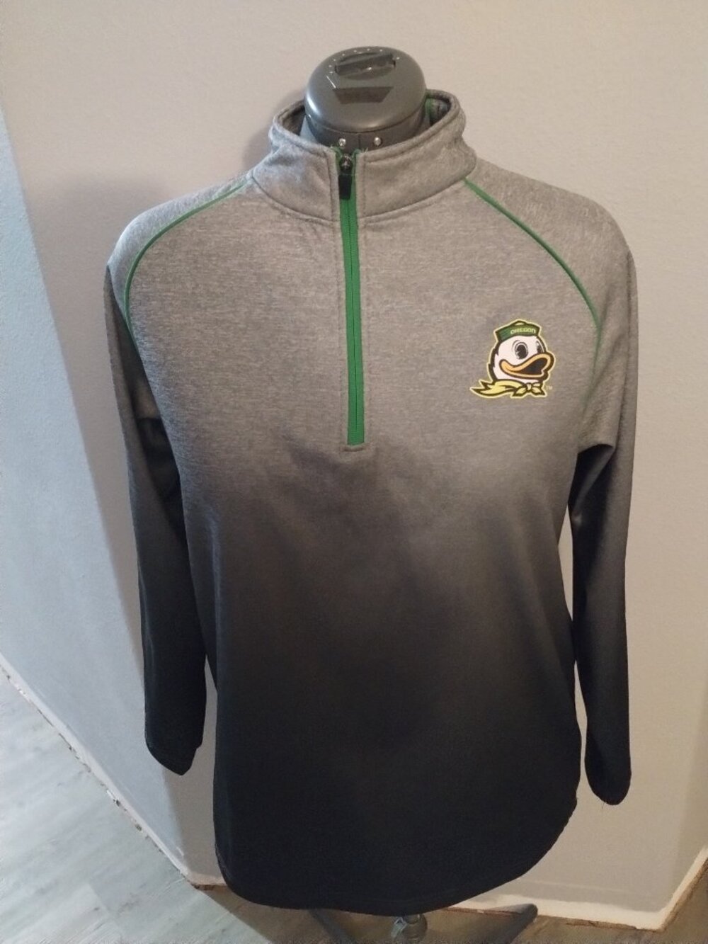Oregon Duck Sweatshirt Gray And Black